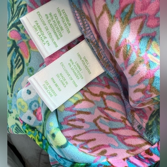 Lilly Pulitzer Adalina Romper Seabreeze Blue Walking On Sunshine NWT - Picture 16 of 16